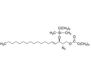 (2S,3R,4E)-2-Azido-3-(TBDMS)-1-pivaloyl-erythro-sphingosine (CAS 114275-42-2) - chemical structure image