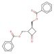 (2S,3S)-2,3-Bis(benzoyloxymethyl)cyclobutanone - chemical structure image