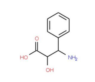 (2S,3S)-3-Amino-2-hydroxy-3-phenylpropionic acid (CAS 55325-50-3) - chemical structure image