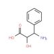 (2S,3S)-3-Amino-2-hydroxy-3-phenylpropionic acid (CAS 55325-50-3) - chemical structure image