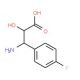(2S,3S)-3-Amino-3-(4-fluorophenyl)-2-hydroxypropionic acid (CAS 55652-55-6) - chemical structure image