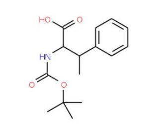 (2S,3S)-Boc-beta-methyl-L-Phe-OH (CAS 115132-19-9) - chemical structure image