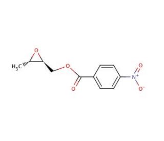 (2S,3S)-trans-3-Methyloxirane-2-methyl 4-nitrobenzoate (CAS 106268-97-7) - chemical structure image