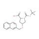 (2S,4R)-Boc-4-(2-naphthylmethoxy)-Pro-OH (CAS 630425-40-0) - chemical structure image
