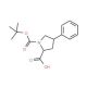 (2S,4R)-Boc-4-phenyl-Pro-OH (CAS 336818-78-1) - chemical structure image