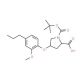 (2S,4S)-1-(tert-Butoxycarbonyl)-4-(2-methoxy-4-propylphenoxy)-2-pyrrolidinecarboxylic acid - chemical structure image
