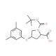 (2S,4S)-1-(tert-Butoxycarbonyl)-4-(3,5-dimethyl-phenoxy)-2-pyrrolidinecarboxylic acid - chemical structure image