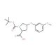 (2S,4S)-1-(tert-Butoxycarbonyl)-4-(3-methoxy-phenoxy)-2-pyrrolidinecarboxylic acid - chemical structure image