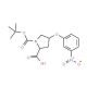 (2S,4S)-1-(tert-Butoxycarbonyl)-4-(3-nitro-phenoxy)-2-pyrrolidinecarboxylic acid - chemical structure image