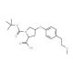(2S,4S)-1-(tert-Butoxycarbonyl)-4-[4-(2-methoxy-ethyl)phenoxy]-2-pyrrolidinecarboxylic acid - chemical structure image