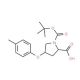 (2S,4S)-1-(tert-Butoxycarbonyl)-4-(4-methyl-phenoxy)-2-pyrrolidinecarboxylic acid - chemical structure image