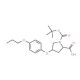 (2S,4S)-1-(tert-Butoxycarbonyl)-4-(4-propoxy-phenoxy)-2-pyrrolidinecarboxylic acid - chemical structure image