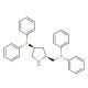 (2S,4S)-(−)-4-Diphenylphosphino-2-(diphenylphosphinomethyl)pyrrolidine (CAS 61478-29-3) - chemical structure image