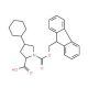 (2S,4S)-Fmoc-4-cyclohexyl-Pro-OH (CAS 467438-40-0) - chemical structure image