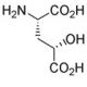 (2S,4S)-gamma-Hydroxyglutamic acid (CAS 3913-68-6) - chemical structure image