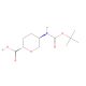 (2S,5R)-5-[(tert-Butoxycarbonyl)amino]tetrahydro-2H-pyran-2-carboxylic Acid (CAS 603130-13-8) - chemical structure image