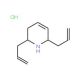 (2S,6S)-2,6-Diallyl-1,2,3,6-tetrahydropyridine hydrochloride - chemical structure image