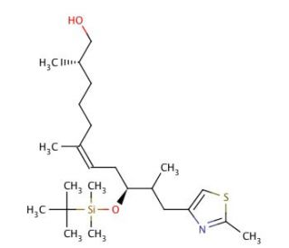 (&plus;)-(2S,6Z,9S,10E)-9-{[tert-Butyl(dimethyl)silyl]oxy}-2,6,10-trimethyl-11-(2-methyl-1,3-thiazol-4-yl)-undeca-6,10-dien-1-ol (