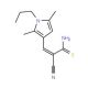 (2Z)-2-cyano-3-(2,5-dimethyl-1-propyl-1H-pyrrol-3-yl)prop-2-enethioamide - chemical structure image