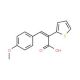 (2Z)-3-(4-methoxyphenyl)-2-thien-2-ylacrylic acid (CAS 104314-01-4) - chemical structure image