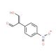 (2Z)-3-Hydroxy-2-(4-nitrophenyl)acrylaldehyde - chemical structure image