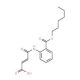 (2Z)-4-({2-[(Hexyloxy)carbonyl]phenyl}amino)-4-oxobut-2-enoic acid - chemical structure image