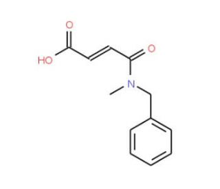 (2Z)-4-[benzyl(methyl)amino]-4-oxobut-2-enoic acid - chemical structure image