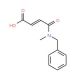 (2Z)-4-[benzyl(methyl)amino]-4-oxobut-2-enoic acid - chemical structure image
