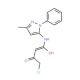 (2Z)-4-chloro-3-hydroxy-N-(3-methyl-1-phenyl-1H-pyrazol-5-yl)but-2-enamide - chemical structure image