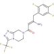 (2Z)-4-Oxo-4-[3-(trifluoromethyl)-5,6-dihydro-[1,2,4]triazolo[4,3-a]pyrazin-7(8H)-yl]-1-(2,4,5-trifluorophenyl)but-2-en-2-ami