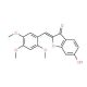 (2Z)-6-hydroxy-2-(2,4,5-trimethoxybenzylidene)-1-benzofuran-3(2H)-one - chemical structure image