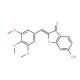(2Z)-6-hydroxy-2-(3,4,5-trimethoxybenzylidene)-1-benzofuran-3(2H)-one - chemical structure image