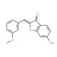 (2Z)-6-hydroxy-2-(3-methoxybenzylidene)-1-benzofuran-3(2H)-one - chemical structure image