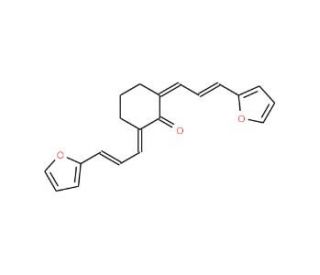 (2Z,6E)-2,6-bis[(2E)-3-(2-furyl)prop-2-enylidene]cyclohexanone - chemical structure image