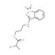 3-[(1,1-Dioxido-1,2-benzisothiazol-3-yl)amino]propyl 2-bromopropanoate - chemical structure image