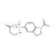 3-{[(1-Acetyl-2,3-dihydro-1H-indol-5-yl)sulfonyl]-amino}propanoic acid - chemical structure image