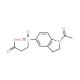 3-[(1-Acetyl-2,3-dihydro-1H-indol-5-yl)sulfonyl]-propanoic acid - chemical structure image