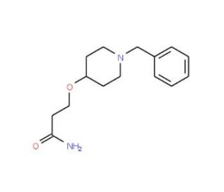 3-[(1-Benzylpiperidin-4-yl)oxy]propanamide (CAS 175203-67-5) - chemical structure image