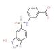 3-{[(1-hydroxy-1H-1,2,3-benzotriazol-6-yl)sulfonyl]amino}benzoic acid - chemical structure image