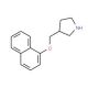 3-[(1-Naphthyloxy)methyl]pyrrolidine (CAS 858934-75-5) - chemical structure image