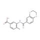 3-[(2,3-dihydro-1,4-benzodioxin-6-ylcarbonyl)amino]-4-methylbenzoic acid - chemical structure image
