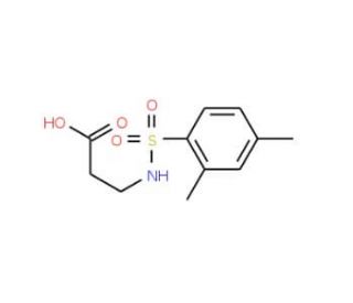 3-{[(2,4-dimethylphenyl)sulfonyl]amino}propanoic acid - chemical structure image