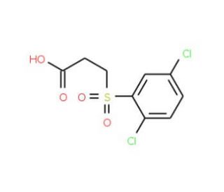 3-[(2,5-dichlorophenyl)sulfonyl]propanoic acid - chemical structure image