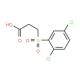 3-[(2,5-dichlorophenyl)sulfonyl]propanoic acid - chemical structure image