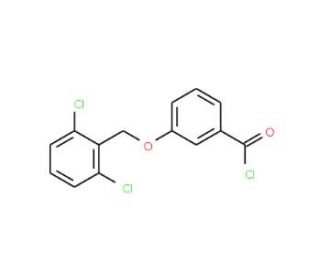 3-[(2,6-dichlorobenzyl)oxy]benzoyl chloride - chemical structure image