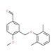 3-[(2,6-Dimethylphenoxy)methyl]-4-methoxybenzaldehyde - chemical structure image