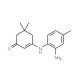 3-[(2-Amino-4-methylphenyl)amino]-5,5-dimethylcyclohex-2-en-1-one - chemical structure image