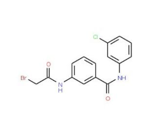 3-[(2-Bromoacetyl)amino]-N-(3-chlorophenyl)-benzamide - chemical structure image