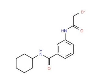 3-[(2-Bromoacetyl)amino]-N-cyclohexylbenzamide - chemical structure image