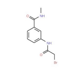 3-[(2-Bromoacetyl)amino]-N-methylbenzamide - chemical structure image